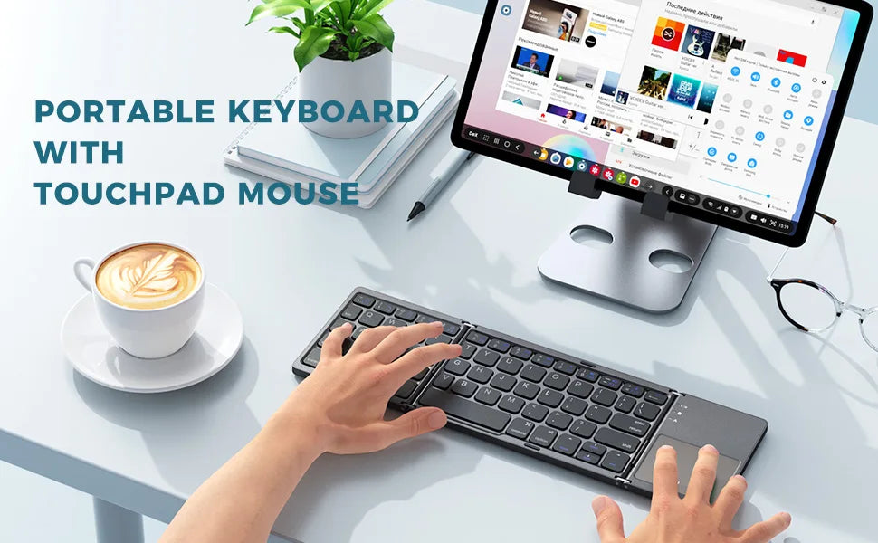 compact- travel- gear-
tablet- keyboard- support-
easy-carry- layout-
USB-chargeable- keyboard