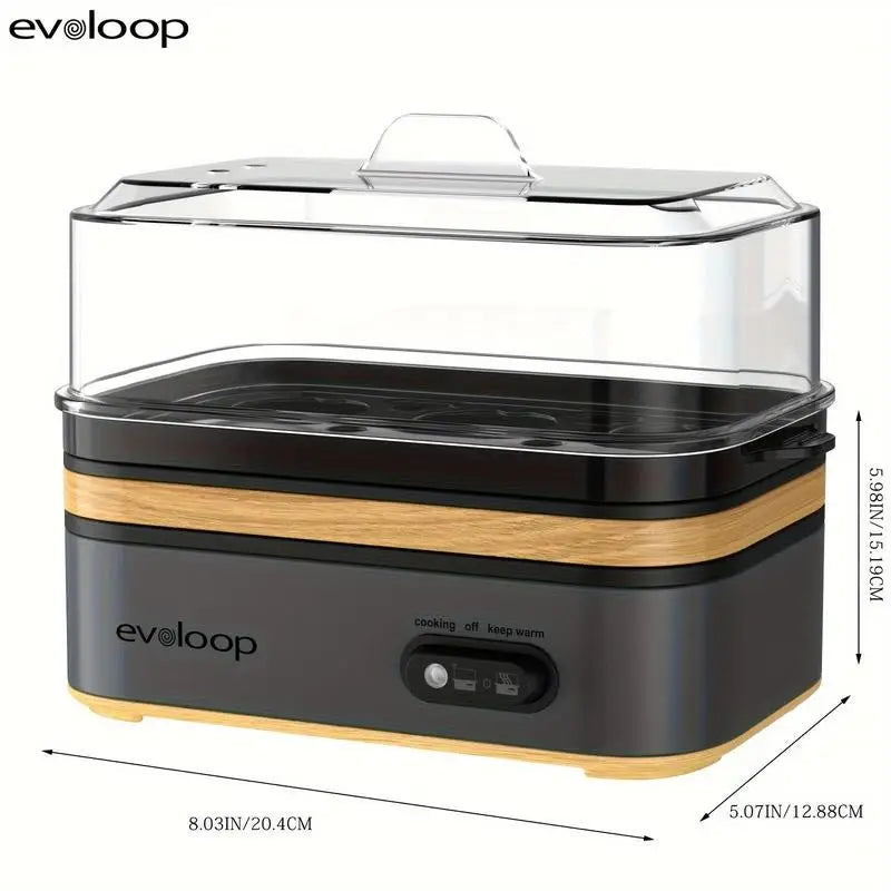 durable-plastic- housing-
food-grade- egg- steamer-
prep-fast- steam- unit-
countertop-safe- cooker