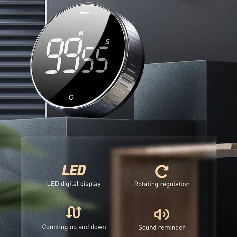 modern- kitchen- gadget-PC- plastic- timer-minimalist- timekeeper-adjustable- reminder- tool